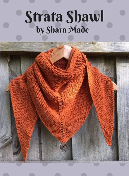 Strata Shawl | Single Colour DK Project Kit