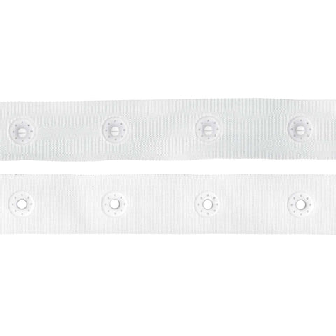 Press Stud Tape Black/White 35mm 270019