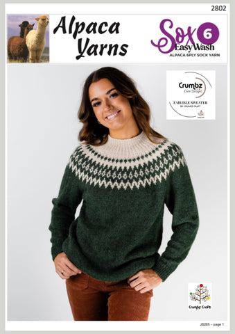 2802 Fair Isle Jumper (e-pattern)