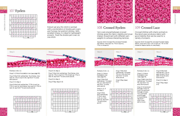 Tunisian Crochet Stitch Dictionary