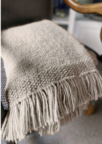 Baby Brushed Alpaca Throw | Project Kit