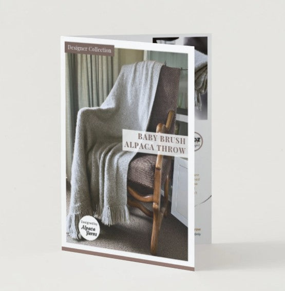 Baby Brushed Alpaca Throw | Project Kit