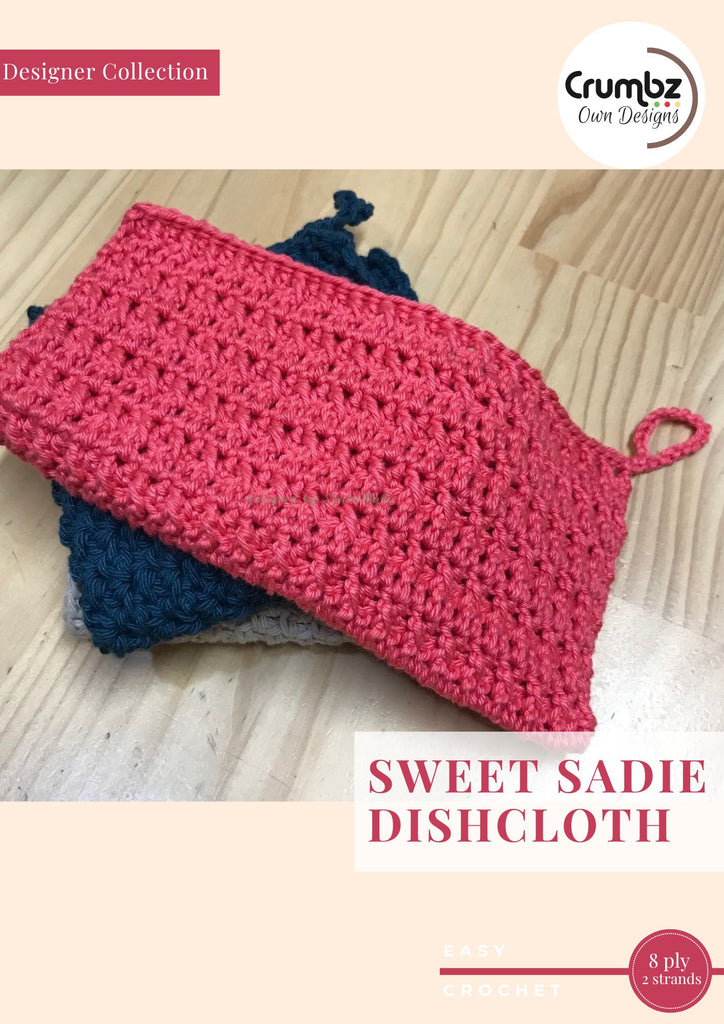 COD064 Sweet Sadie Dishcloth (e-pattern)