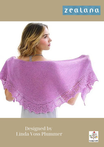 Squall Shawl Kiwi Lace  (e-pattern)