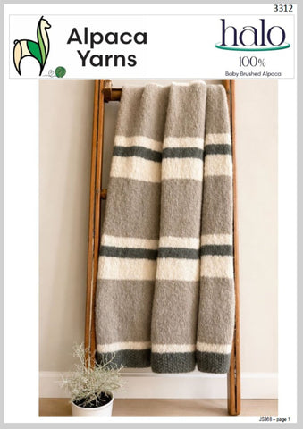 3312 Halo Colour Block Blanket (e-pattern)
