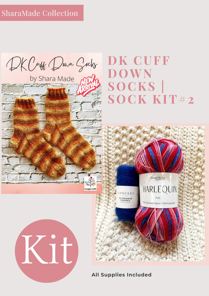 DK Cuff Down Socks | Sock Kit #2