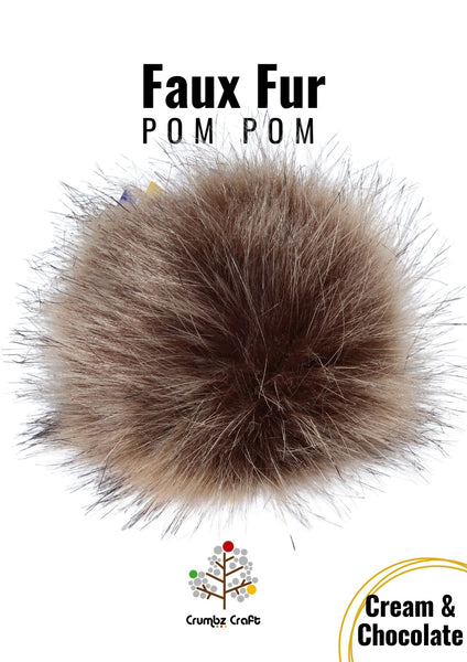 Faux Fur Pom Poms