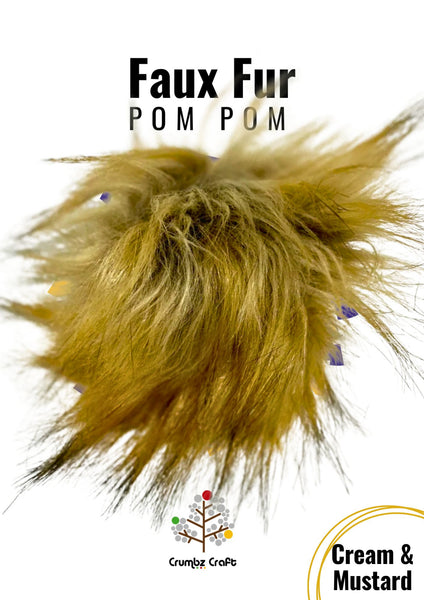 Faux Fur Pom Poms