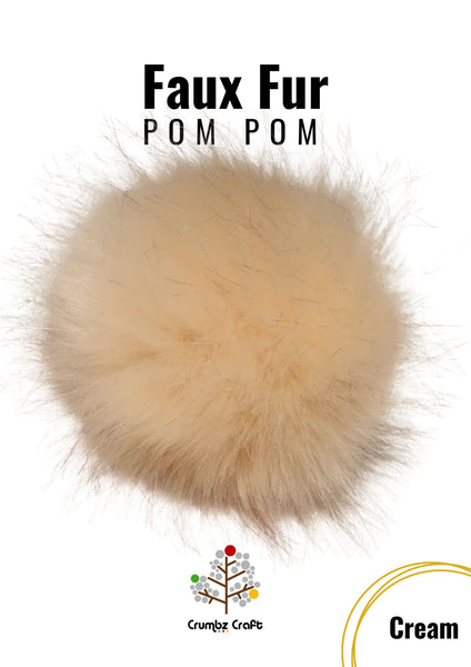 Faux Fur Pom Poms