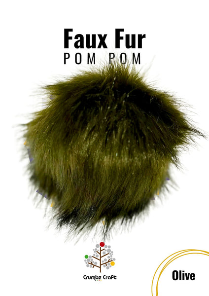 Faux Fur Pom Poms