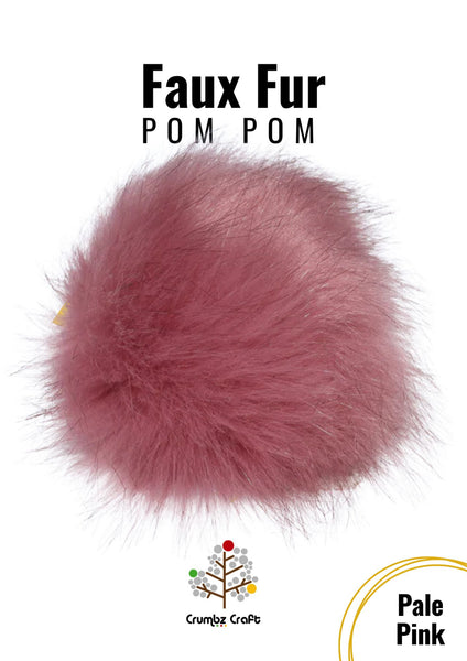 Faux Fur Pom Poms