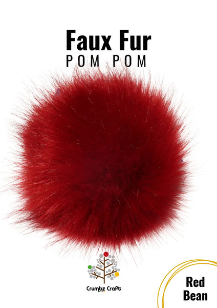 Faux Fur Pom Poms