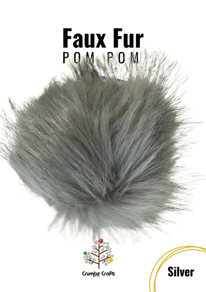 Faux Fur Pom Poms