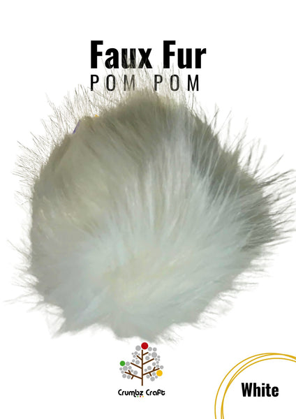 Faux Fur Pom Poms
