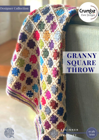 COD040 Granny Square Throw (e-pattern)