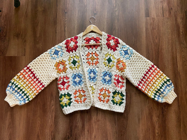 34451 Kaleidoscope Crochet Cardigan (e-pattern)