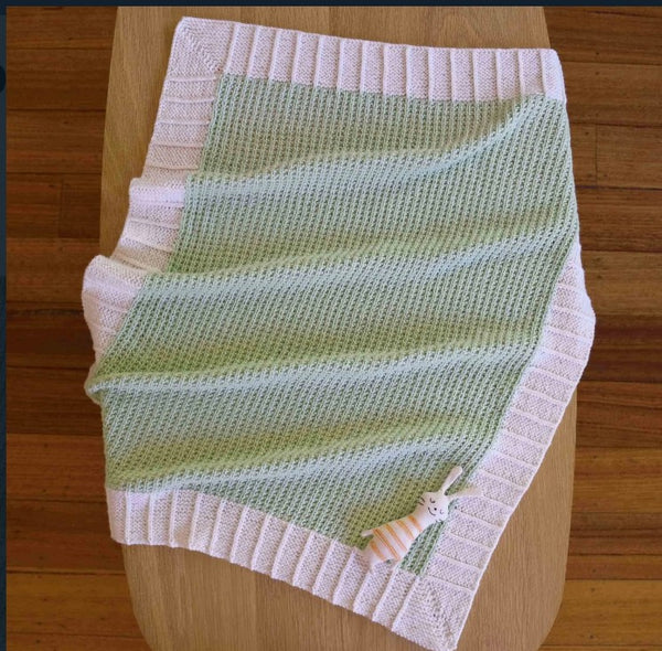 Minty Baby Blanket Project Kit