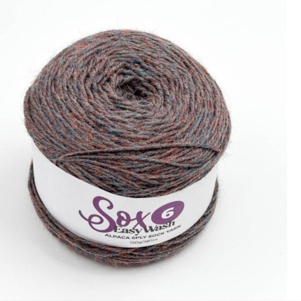 Sox 6 Easy Wash   6 ply