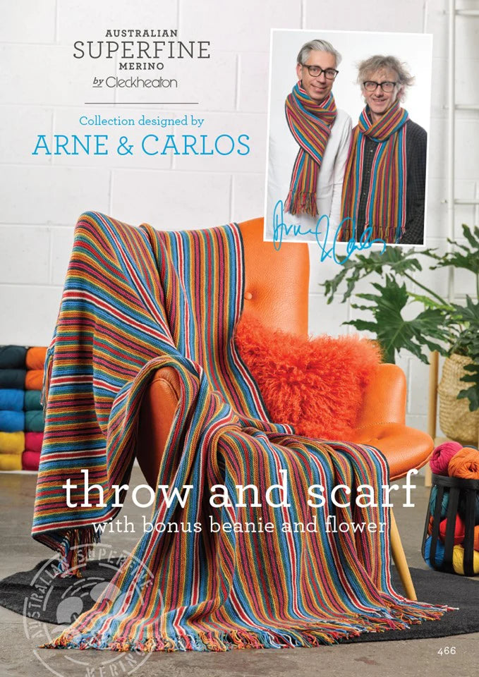 466 Throw & Scarf by Arne & Carlos Leaflet