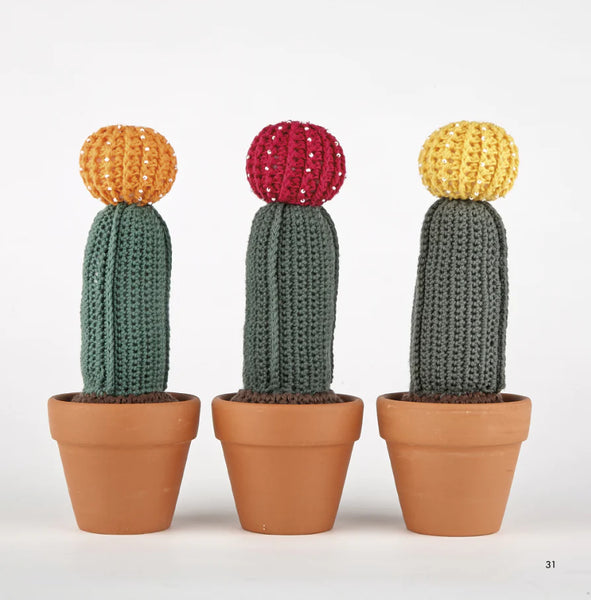 Crocheted Cactuses