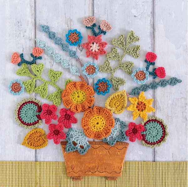 Crochet Collage Garden