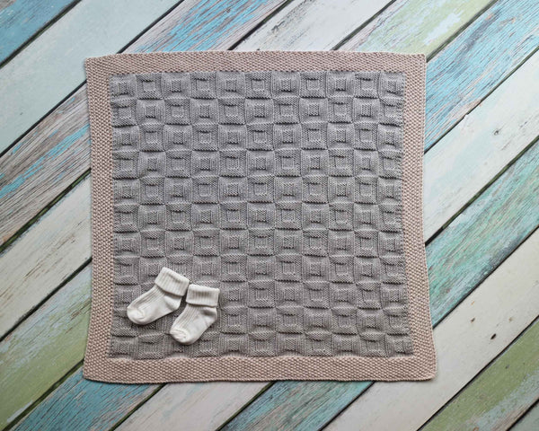 34448 Square-cut Baby Blanket (Leaflet)