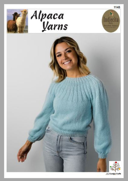 1145 Yoke Sweater or Cardigan (e-pattern)