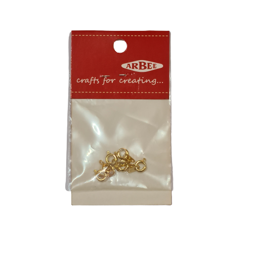 Clasps 7mm Gold Qty 6 JF-FNL030-7-G