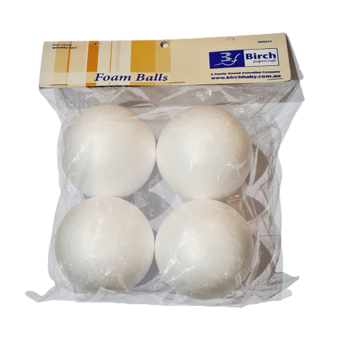 Foam Balls 75mm Pk4 SW0075