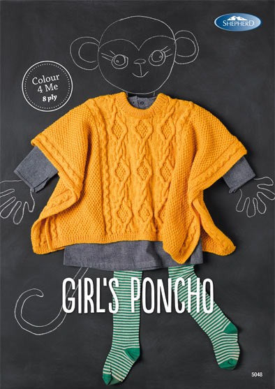 5048 Girl's Poncho Leaflet | RRP $7.65