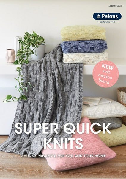 0035 Super Quick Knits Leaflet
