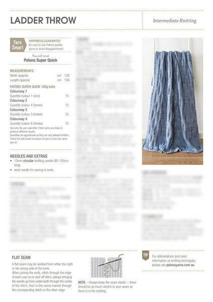 0035 Super Quick Knits Leaflet