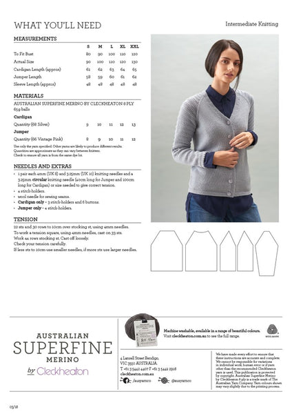 470 Jumper & Cardigan with Feature Raglan