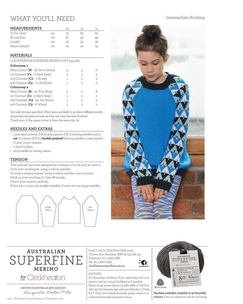 408 Tweens Graphic Pullover