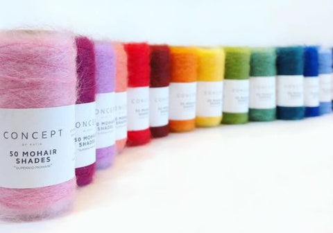 50 Mohair Shades 2 ply