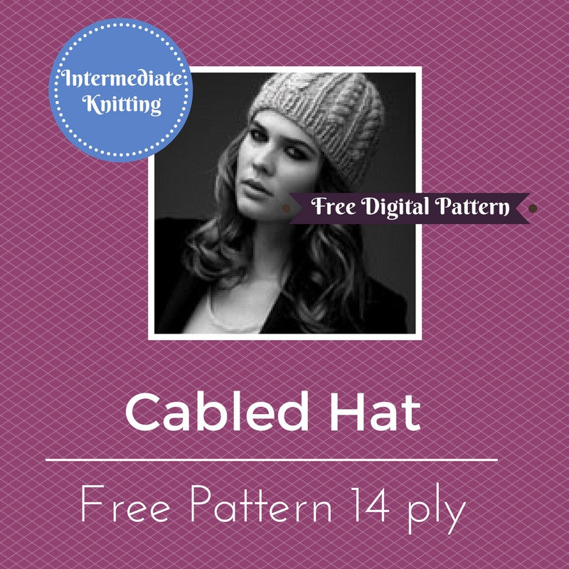 Cabled Hat (free e-pattern)