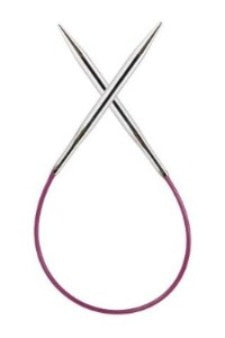 Nova Metal Fixed Circular Needles 25cm