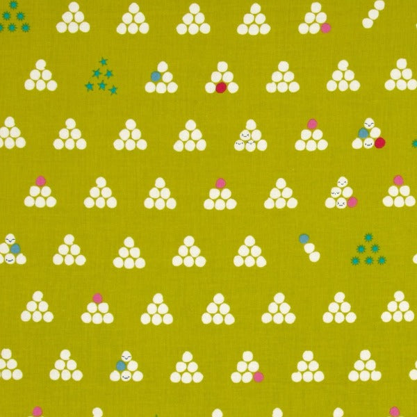 Mochi Green Triangle Dots 1913-2