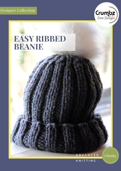 COD008 Ribbed Beanie (free e-pattern)