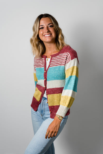 2014 Stripe Cardigan (e-pattern)