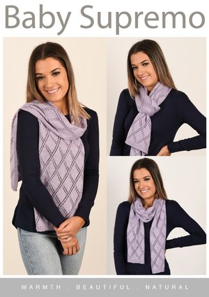 CY085 Diamond Scarf (e-pattern)