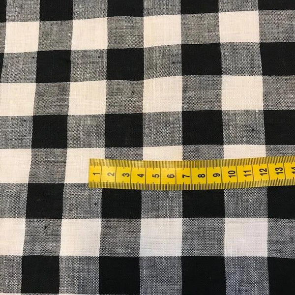 Large Check Linen