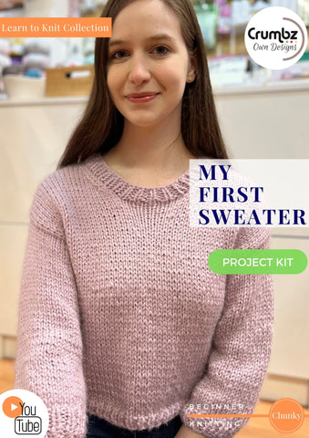 Learn to Knit Kit | Beginner Sweater COD029