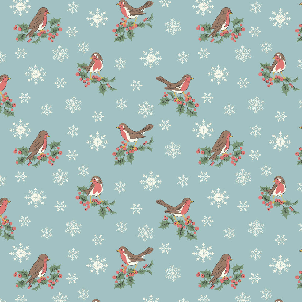 Liberty Festive Collection Jolly Robin 5747-A