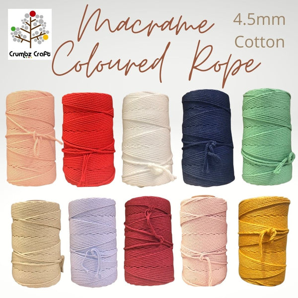 Macrame Cotton Rope 4.5mm | RRP$69.30