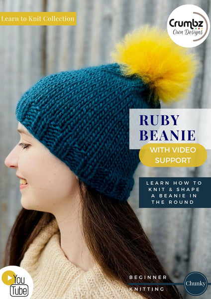 COD041 Ruby Beanie (e-pattern + video tutorial)