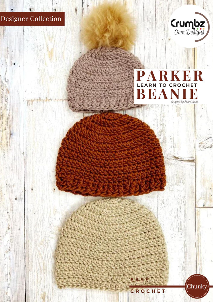 COD049 Parker Crochet Beanie (e-pattern + video support)