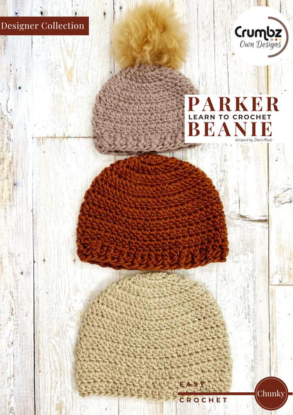 COD049 Parker Crochet Beanie (e-pattern + video tutorial)