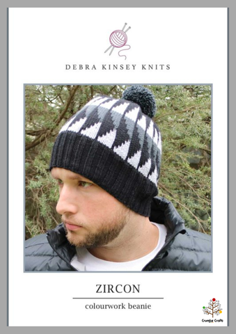 3509 Zircon Colourwork Beanie (e-pattern)