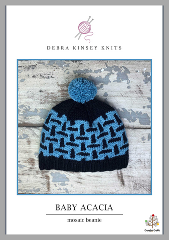 3508 Baby Acacia Mosaic Beanie (e-pattern)